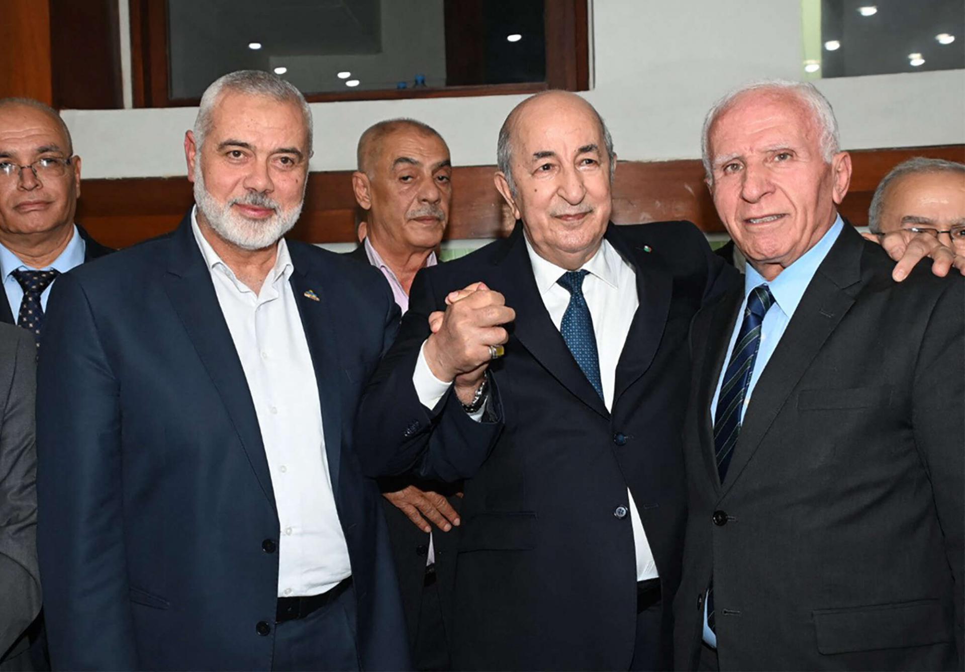 الرئيس الجزائري عبدالمجيد تبون زار مقر جلسات الحوار الفلسطيني