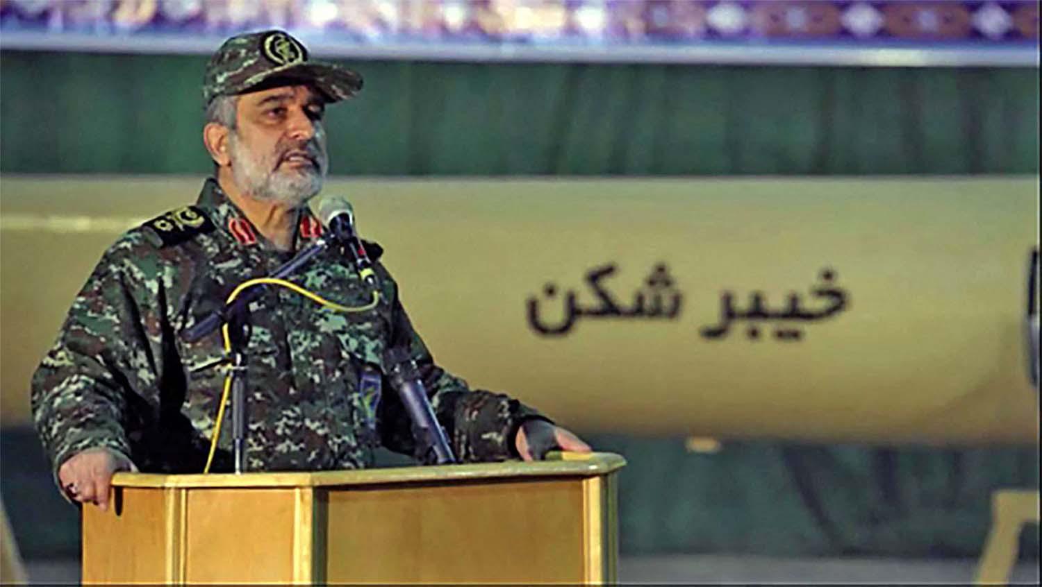 Revolutionary Guards' aerospace commander Amir Ali Hajizadeh
