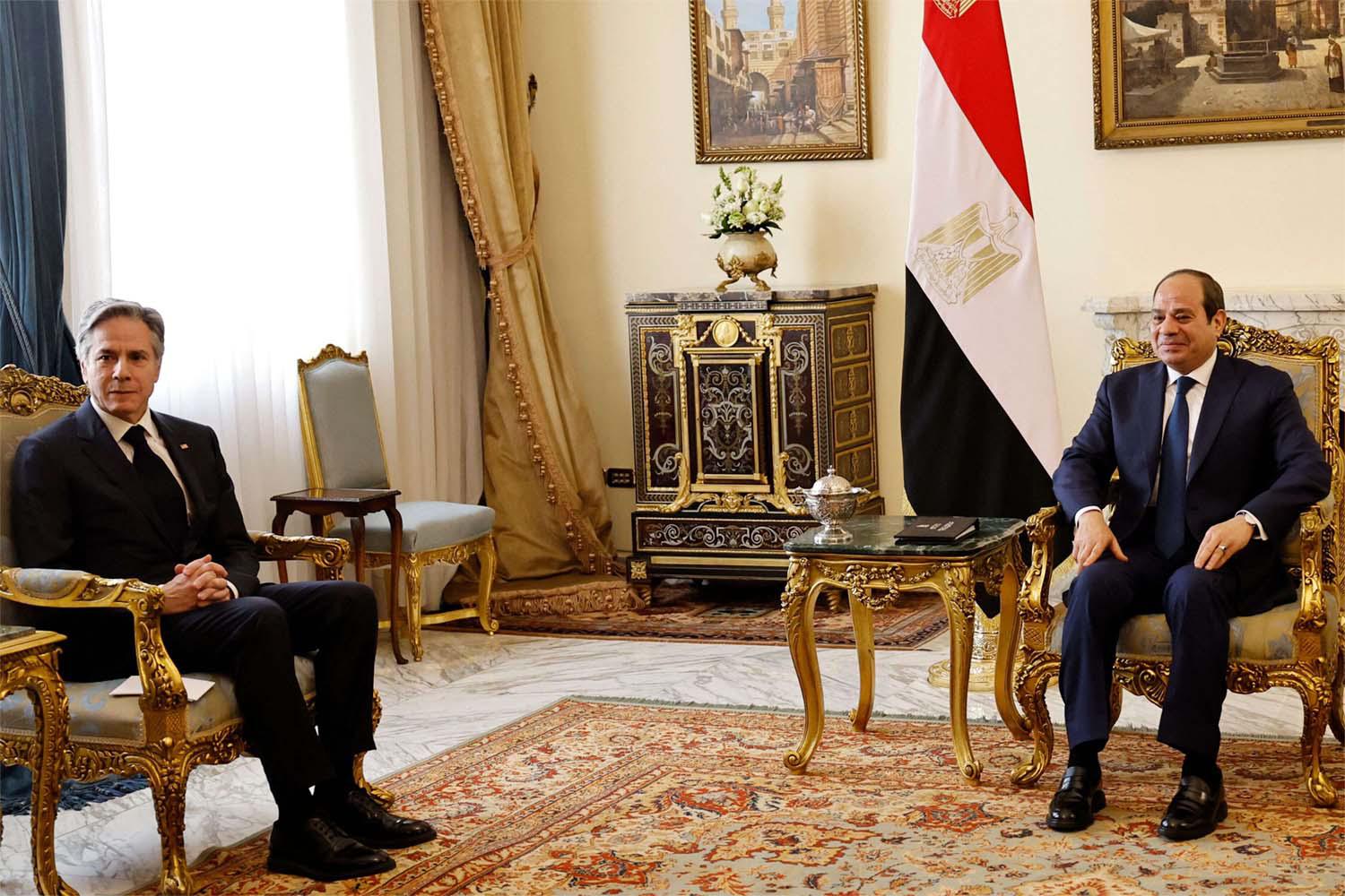 Blinken and Sisi also discussed regional issues