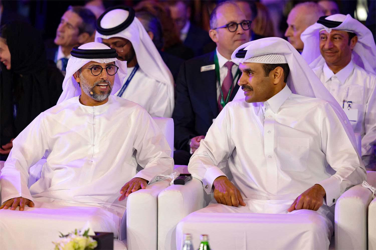UAE Energy Minister (L) says more investment is needed in gas as a base load