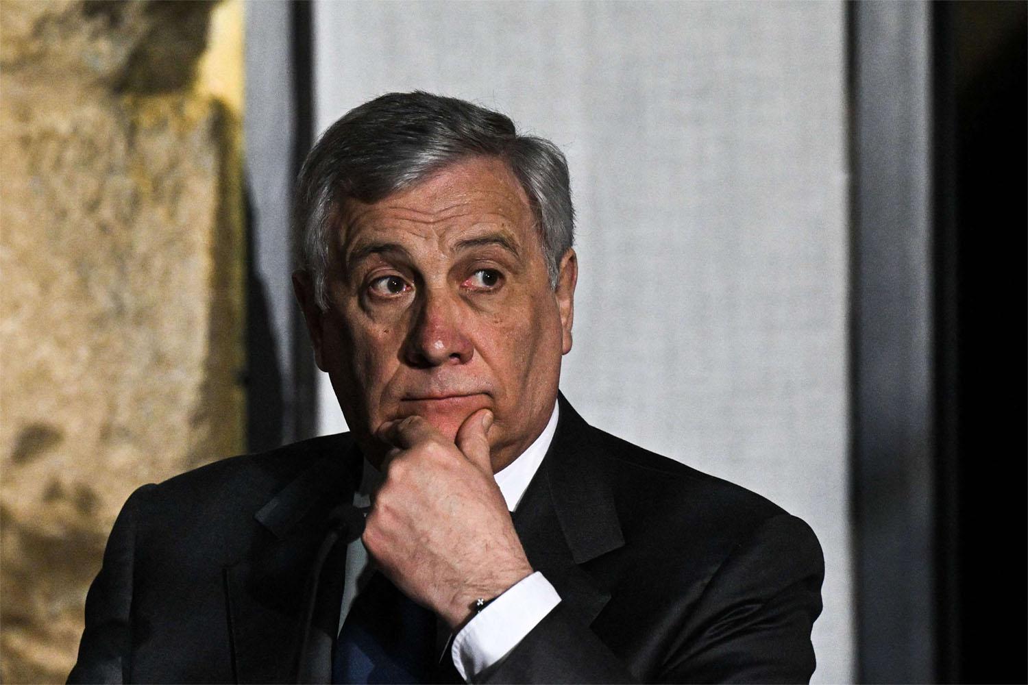 Italy's Deputy Prime Minister and Foreign Minister Antonio Tajani 