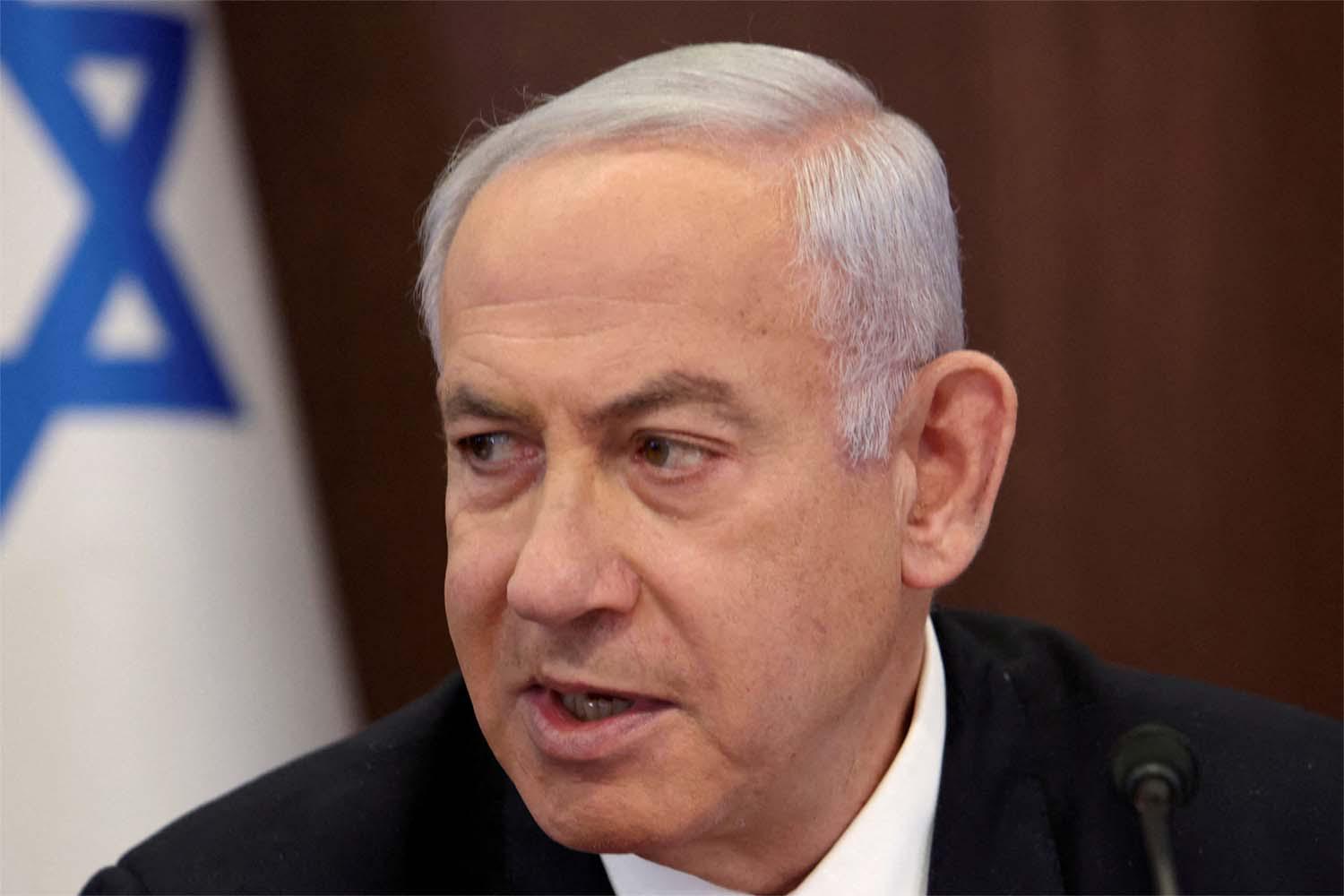 Netanyahu is on trial for charges of fraud, breach of trust and accepting bribes in three separate affairs