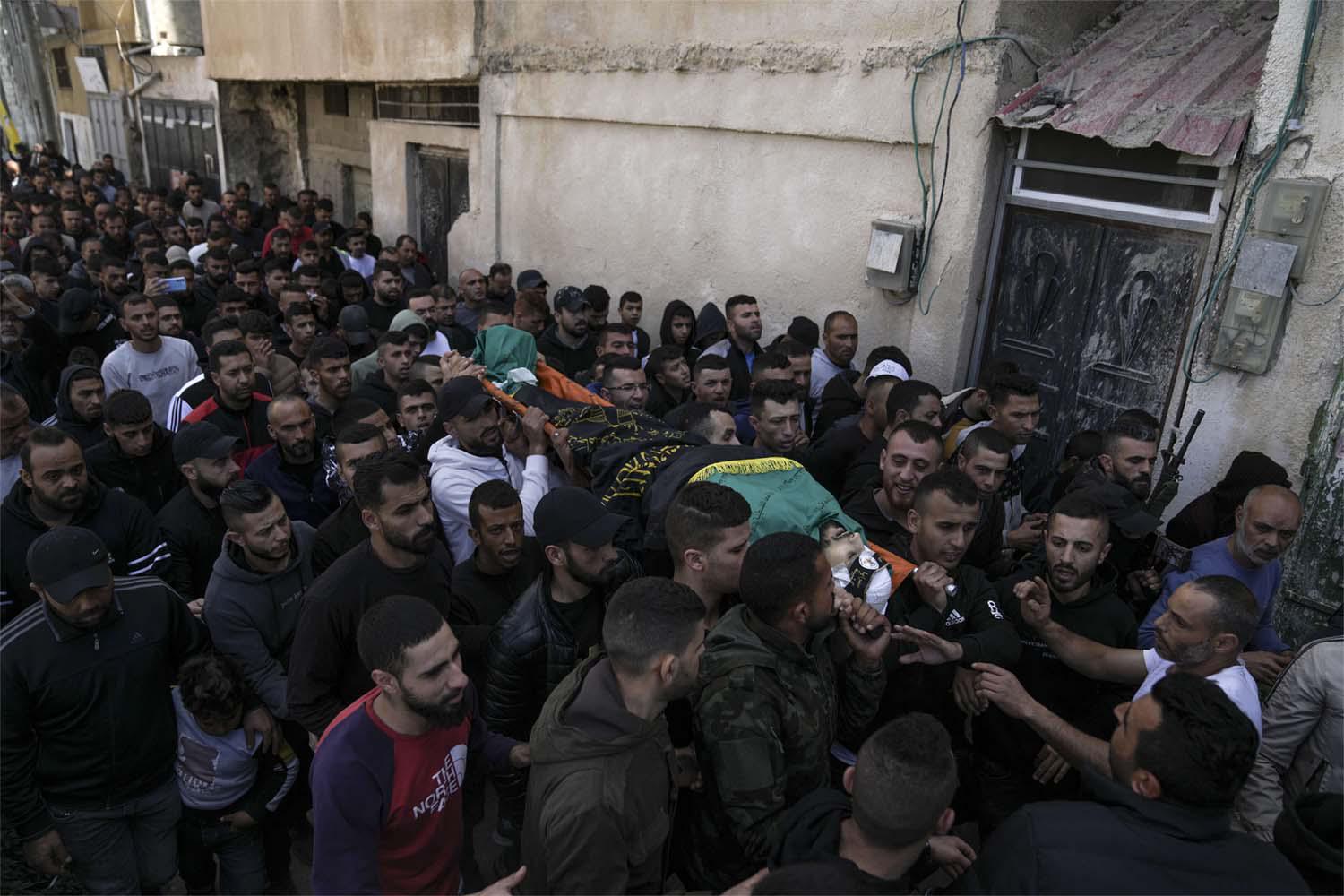 The Palestinian health ministry said a 14 year-old boy had died of his wounds