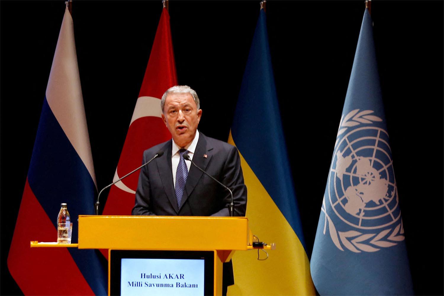 Akar says the countries' intelligence chiefs will also attend the meeting in Moscow