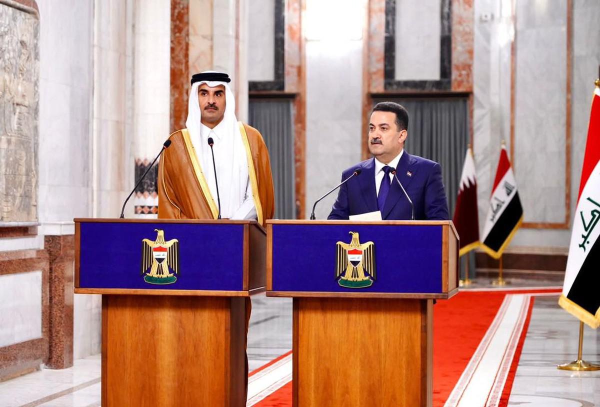 مباحثات لتعزيز العلاقات العراقية القطرية  