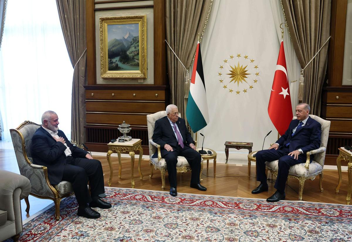 لقاء عباس وهنية الرئيس التركي في أنقرة يأتي على وقع مقاطعة الجهاد الاسلامي لاجتماع أمناء الفصائل في القاهرة