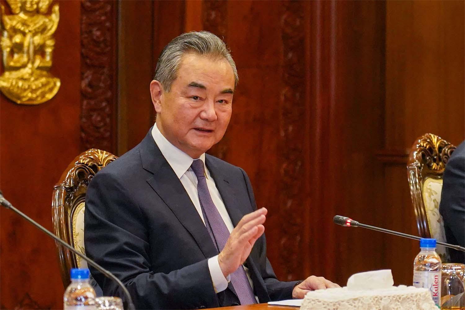 China's foreign minister Wang Yi