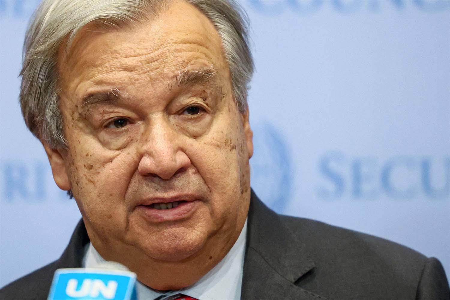 Guterres unhappy with the dire humanitarian situation in besieged Gaza