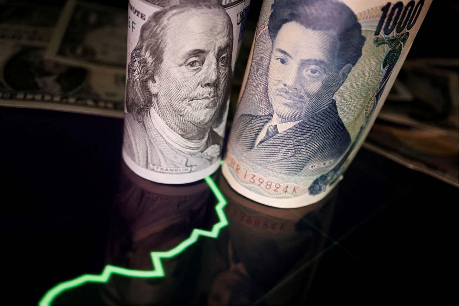 US dollar and Japanese yen