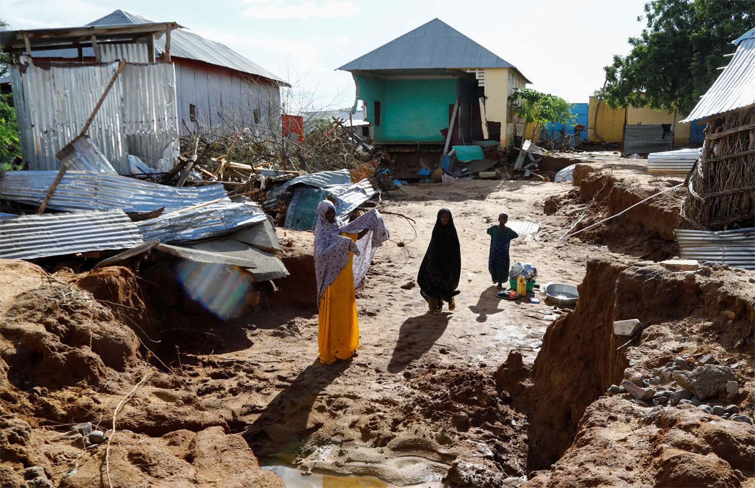 The floods have already killed at least 32 people and forced more than 456,800 from their homes in Somalia