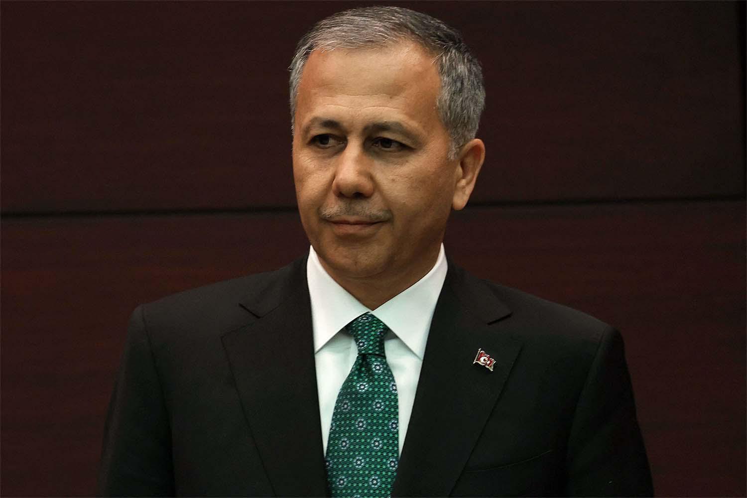 Turkish Interior Minister Ali Yerlikaya 
