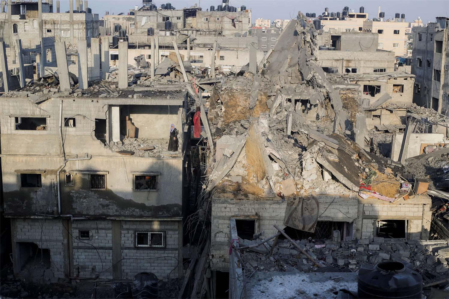 Gaza health officials said many civilians were killed in an Israeli strike on houses in Deir al-Balah