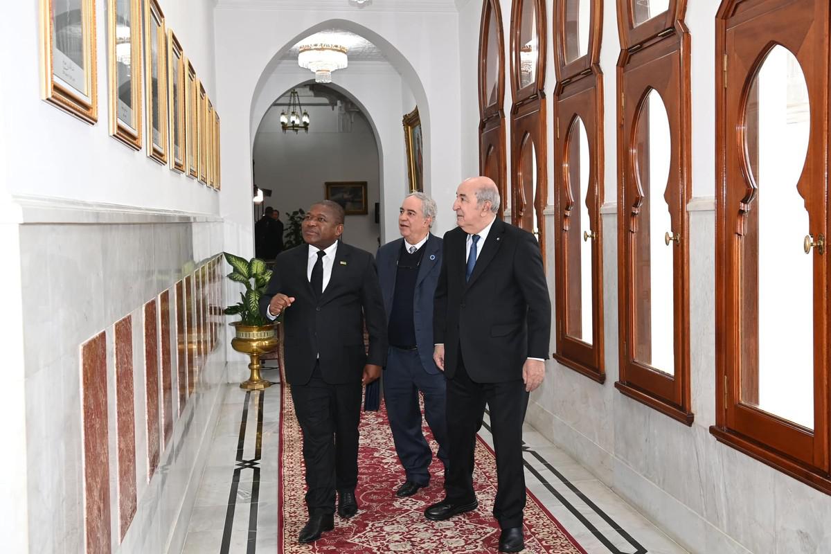 الرئاسة الجزائرية تصف الزيارة بـ"زيارة صداقة وعمل"