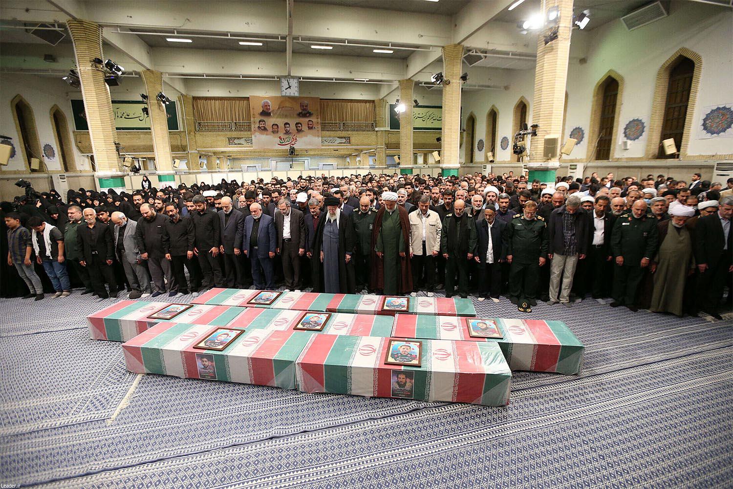 The funeral coincided with the annual Quds (Jerusalem) Day
