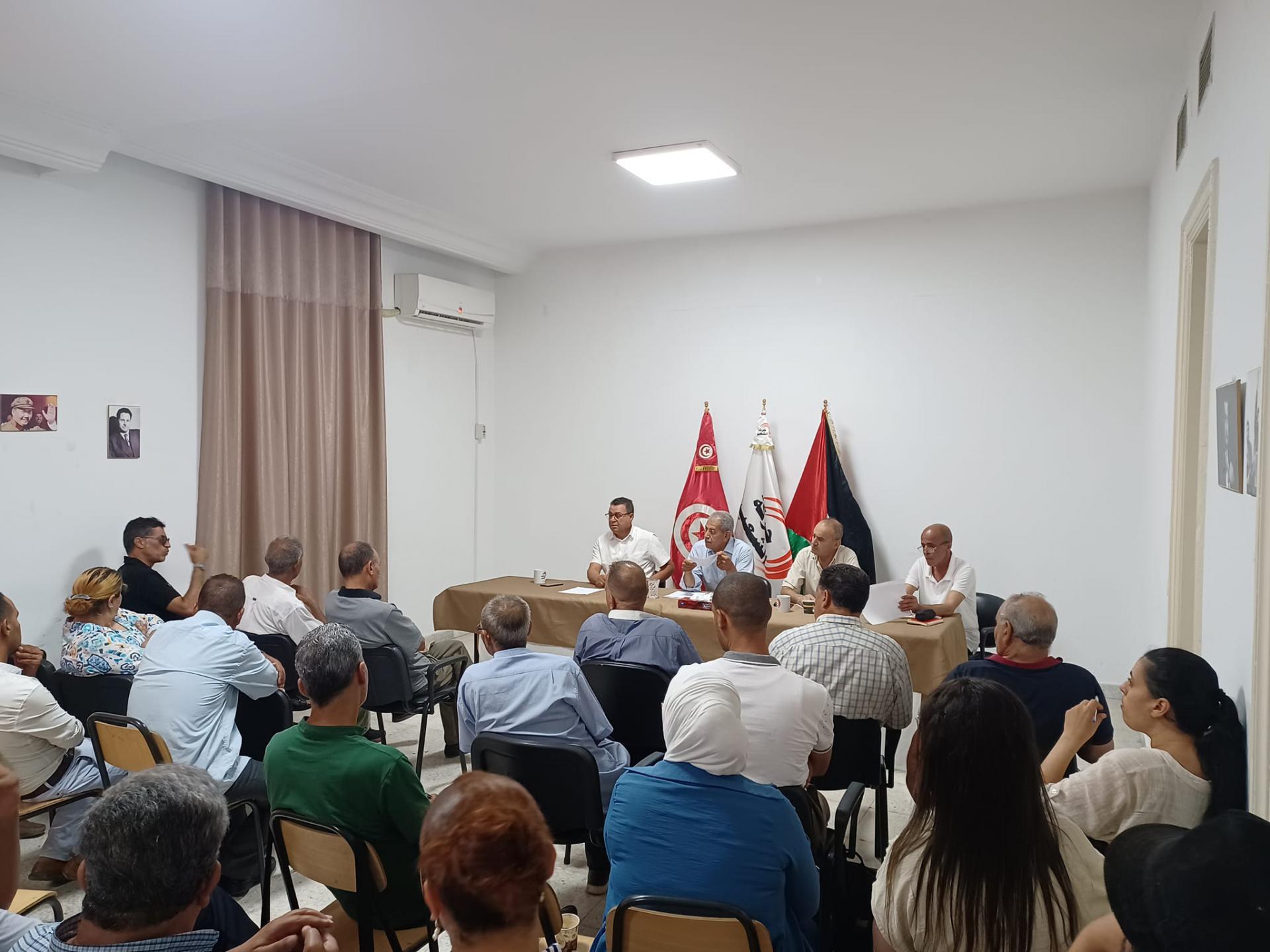 حركة الشعب أيدت الاجراءات الاستثنائية