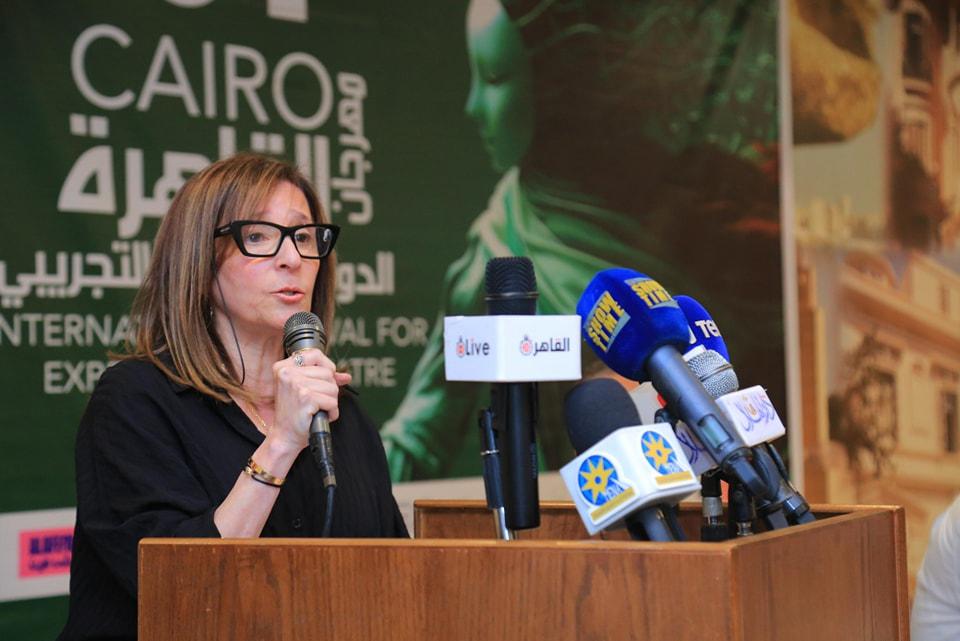 د. دينا أمين مدير المهرجان ورئيس لجنة الورش 