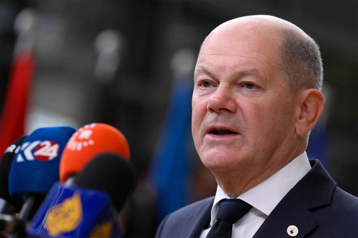 German Chancellor Olaf Scholz 