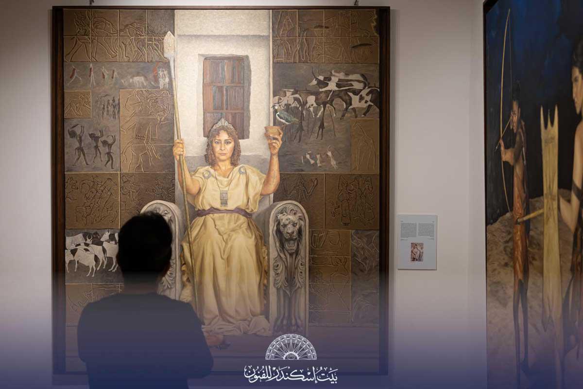 لوحة للفنانة شفاء سالم
