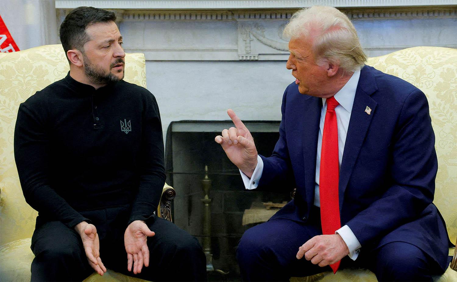 Trump and Zelenskiy