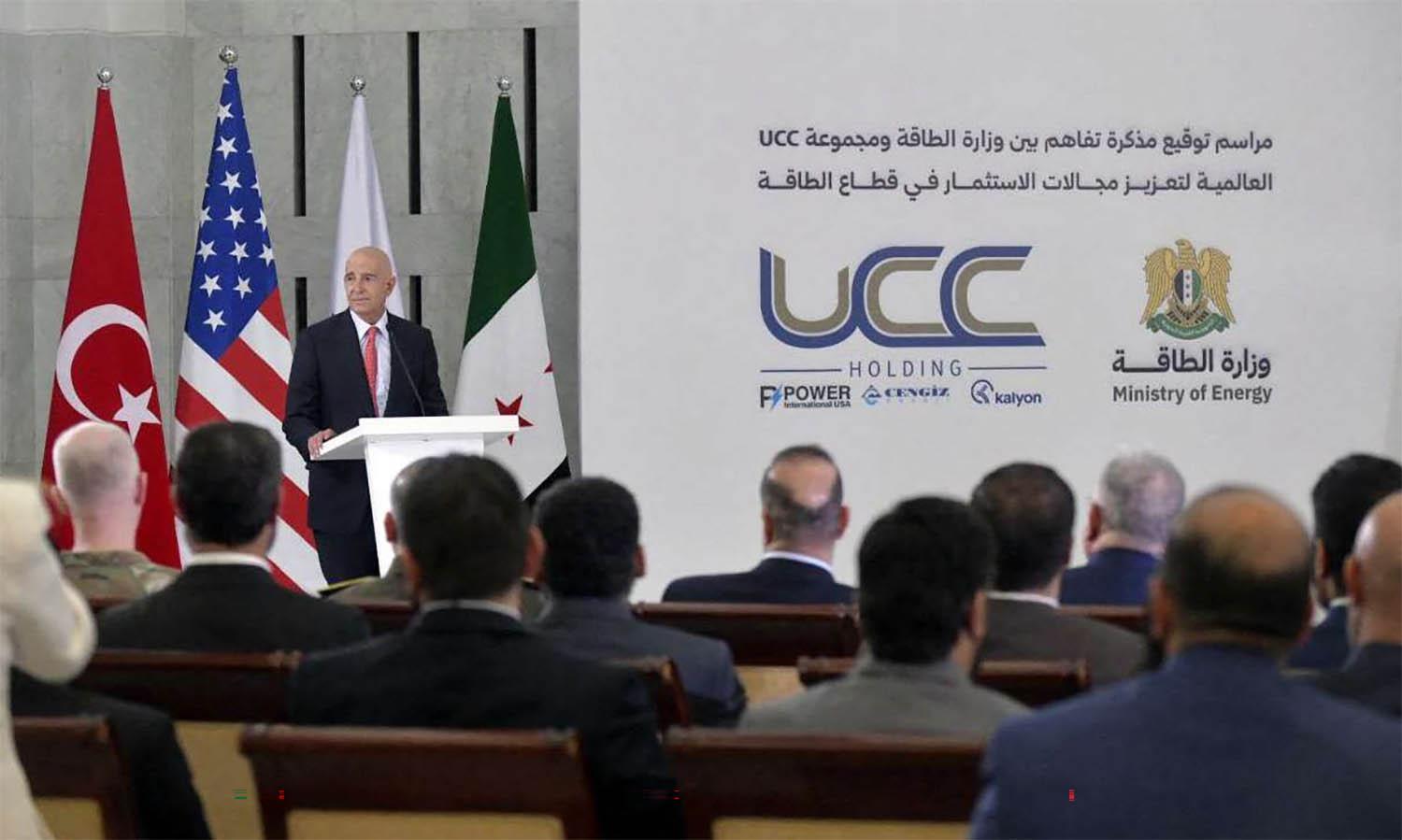 The agreement marks a crucial step in Syria's infrastructure recovery plan