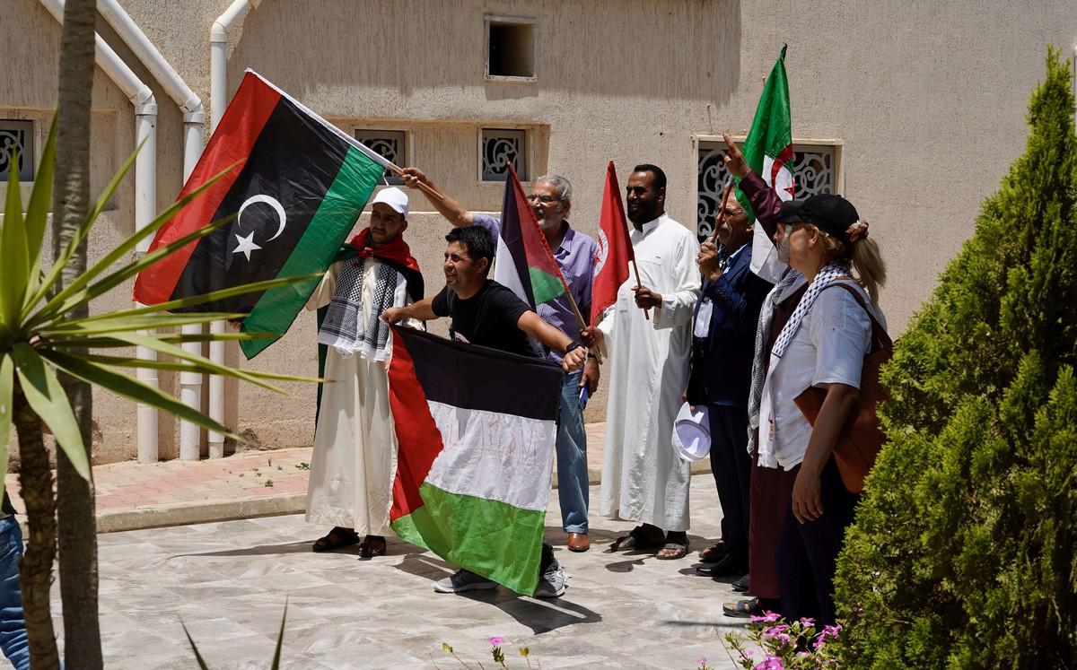 منظمو قافلة الصمود يرفضون العودة الى تونس 