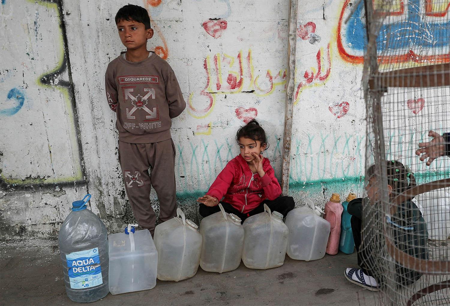 Struggling to get drinking water