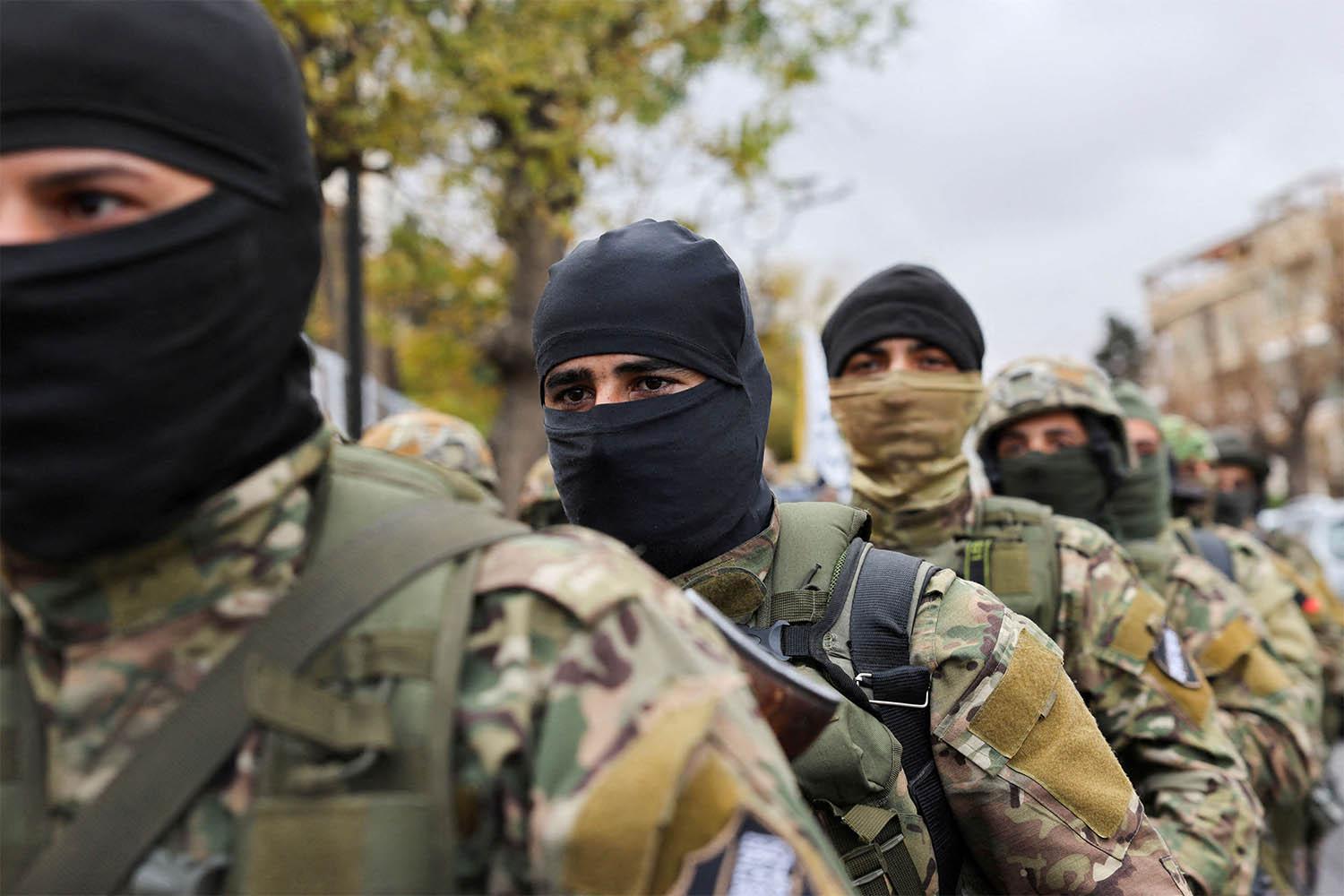 The foreign fighters are mainly Uyghurs from China and neighbouring countries