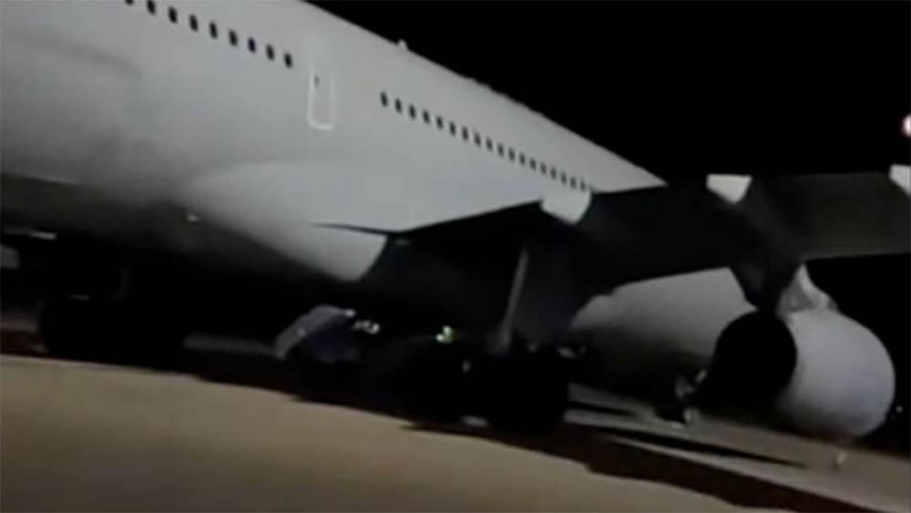 One of the damaged planes 