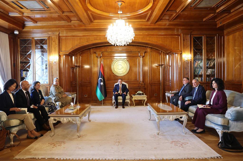 تيتيه أطلعت الدبيبة على مخرجات اجتماع لجنة المتابعة الدولية بشأن ليبيا في برلين