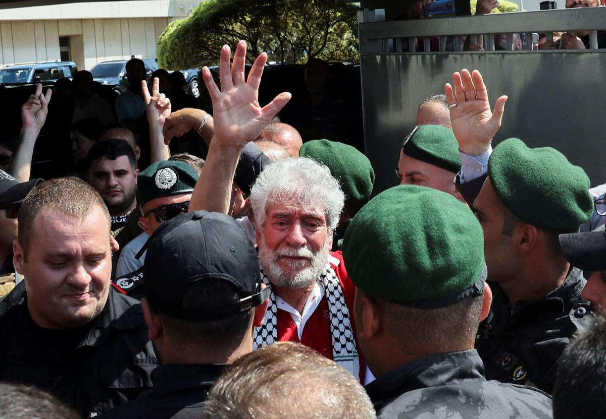 استقبال حافل وحاشد لجورج عبدالله 