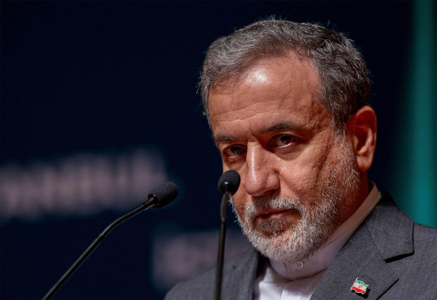 Iranian Foreign Minister Abbas Araqchi