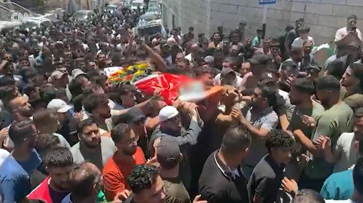 The funeral of Saif Musallet