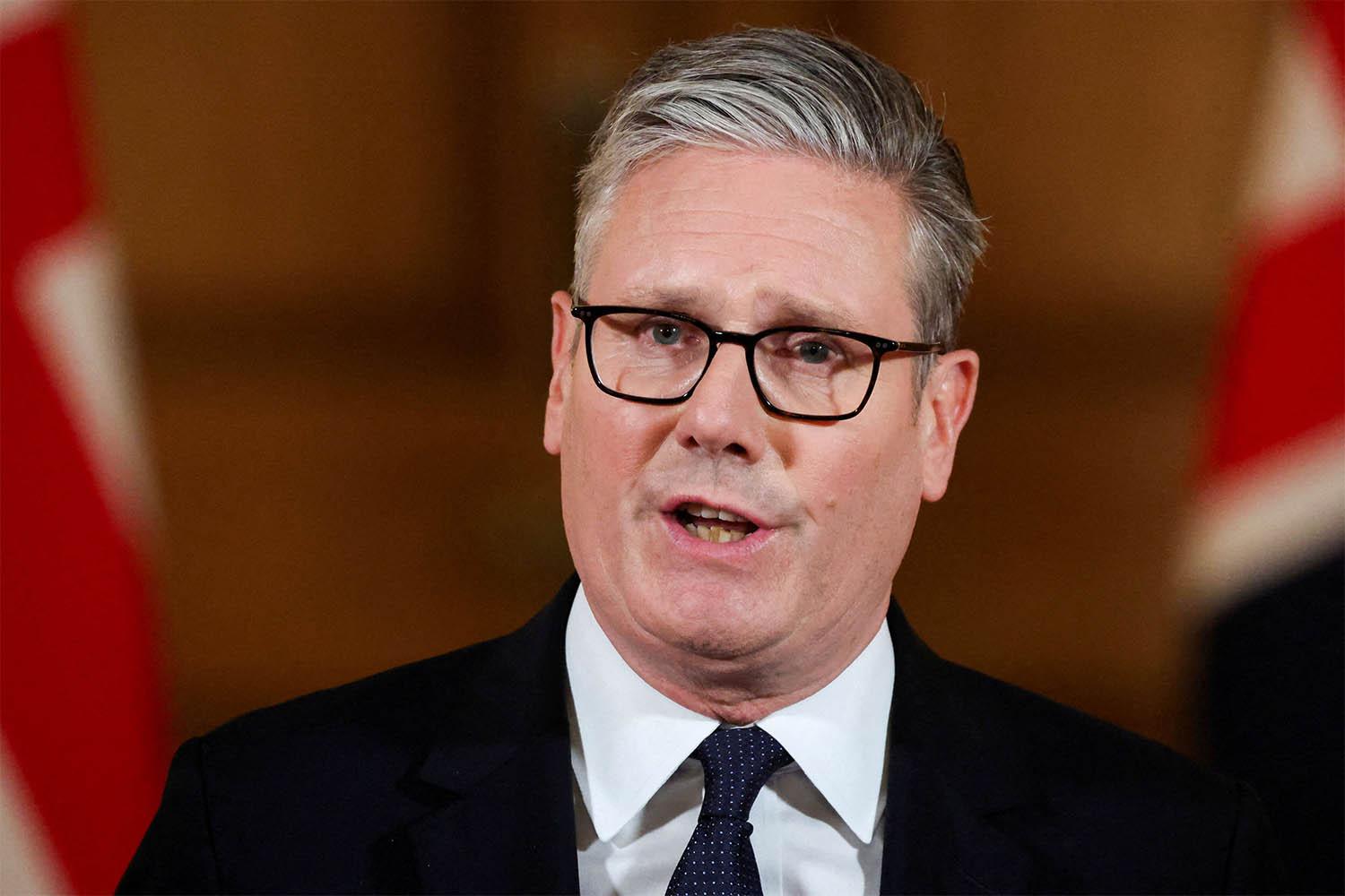 Starmer says the Palestinian people have endured terrible suffering