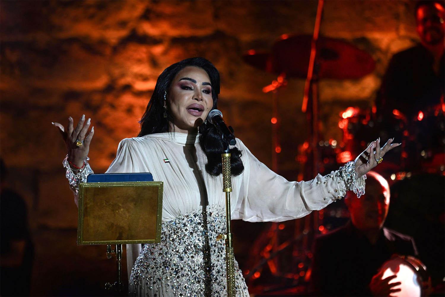 Ahlam interacted with her fans 