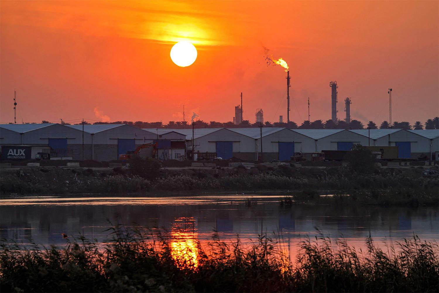 The Dora Oil Refinery Complex in Baghdad 