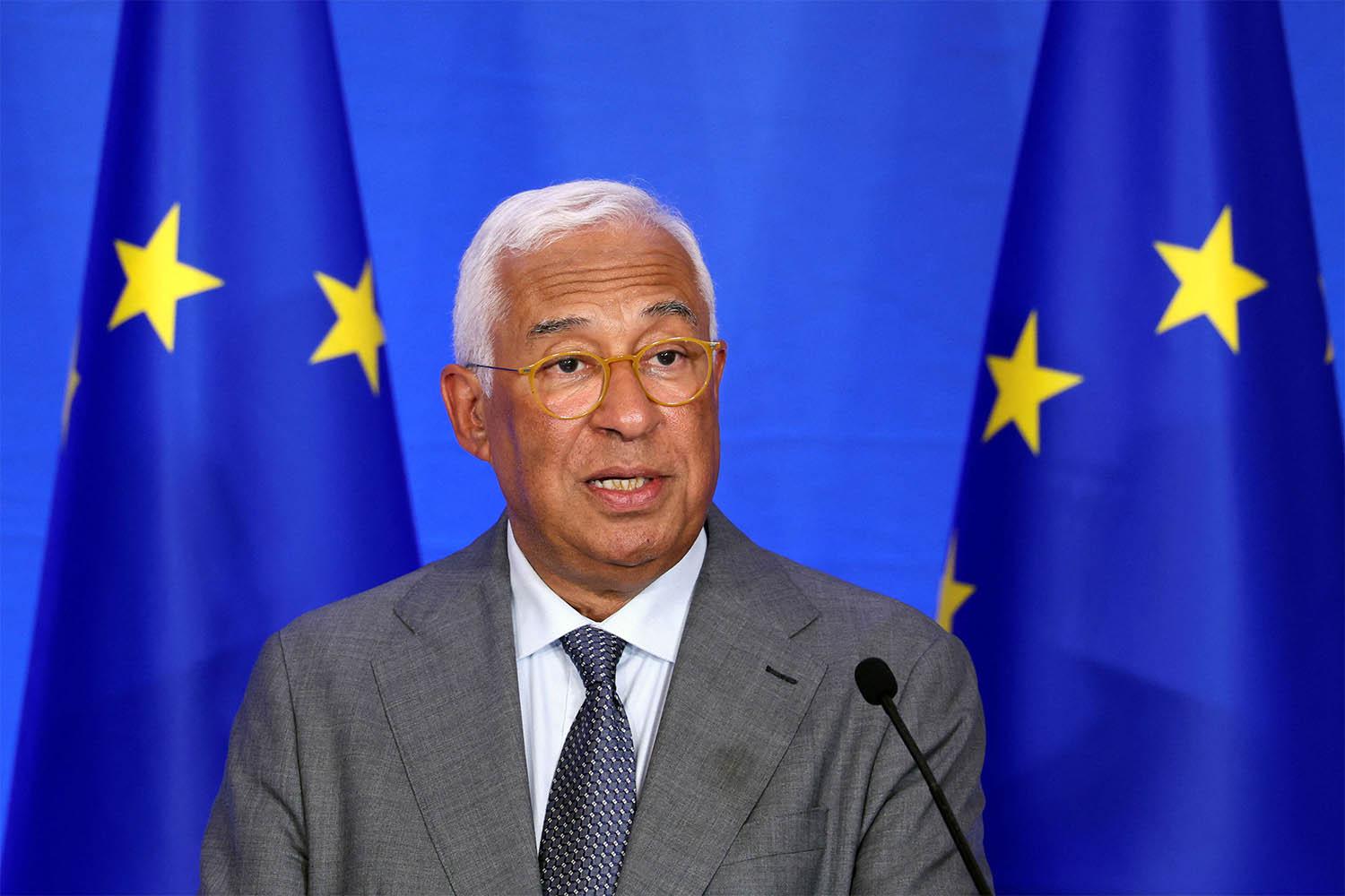 EU Council President Antonio Costa 