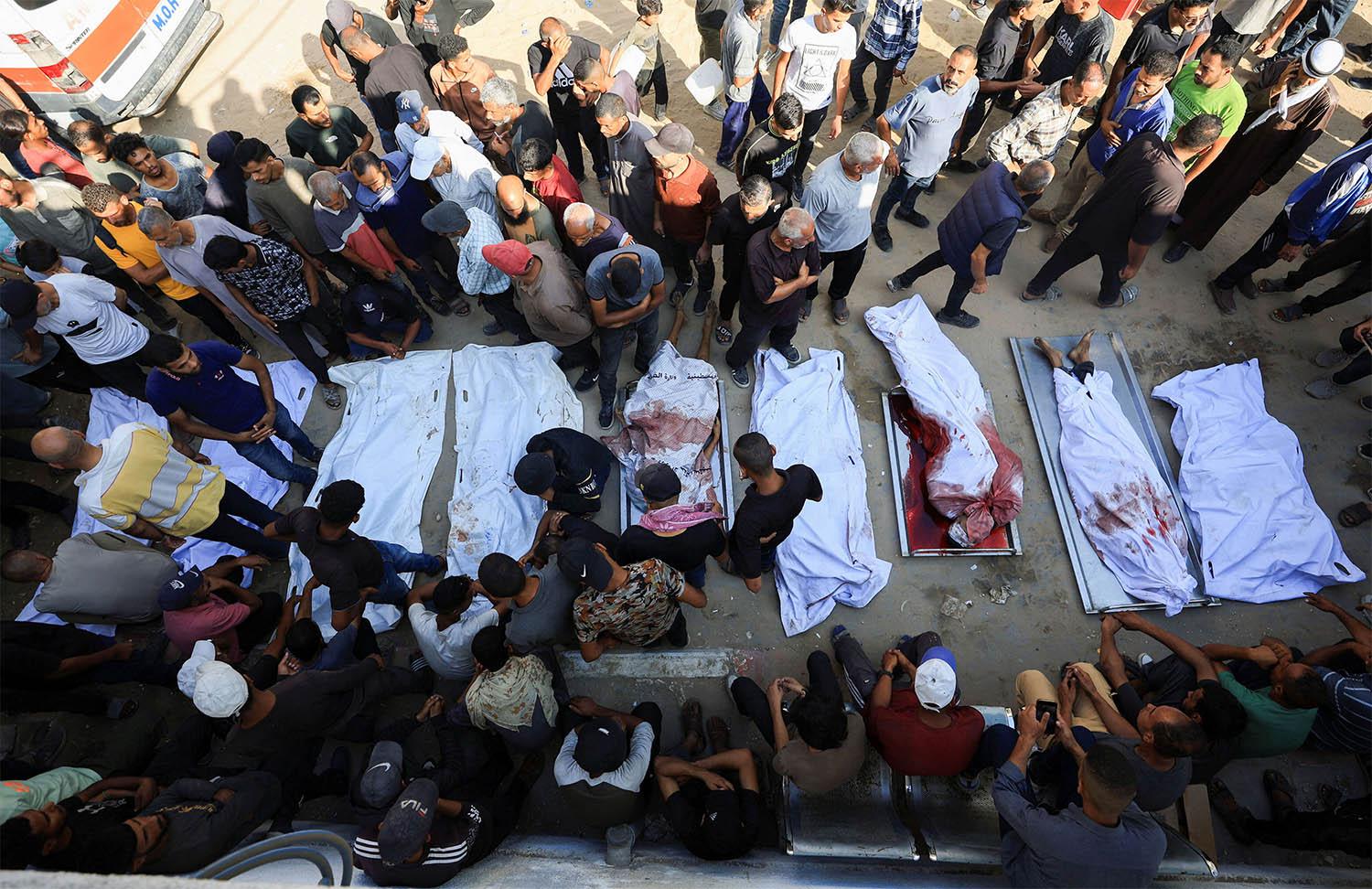 Israel is trying to drive away the famine stricken, homeless, and unarmed Palestinians from Gaza