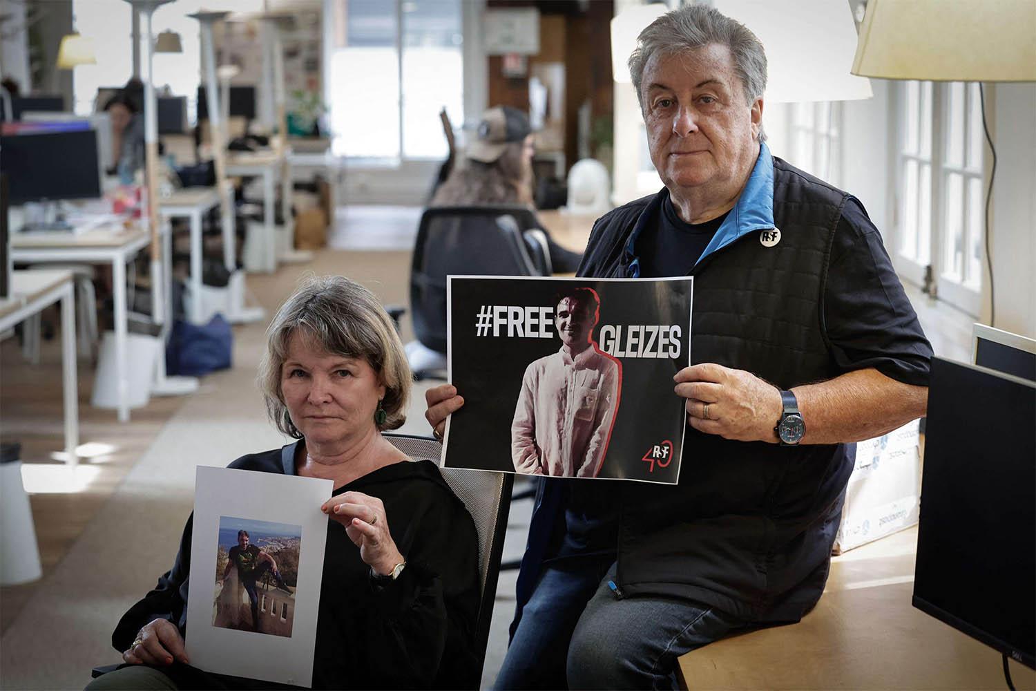 Gleizes’ parents say the charge of "glorifying terrorism" against him is "totally absurd"