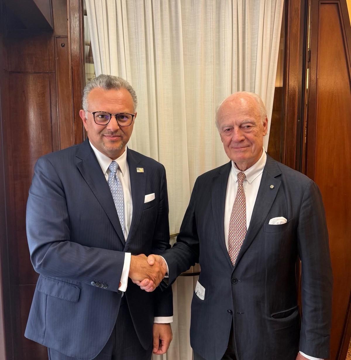 الاجتماع بين بولس ودي ميستورا لم يكن مجرد اجتماع بروتوكولي