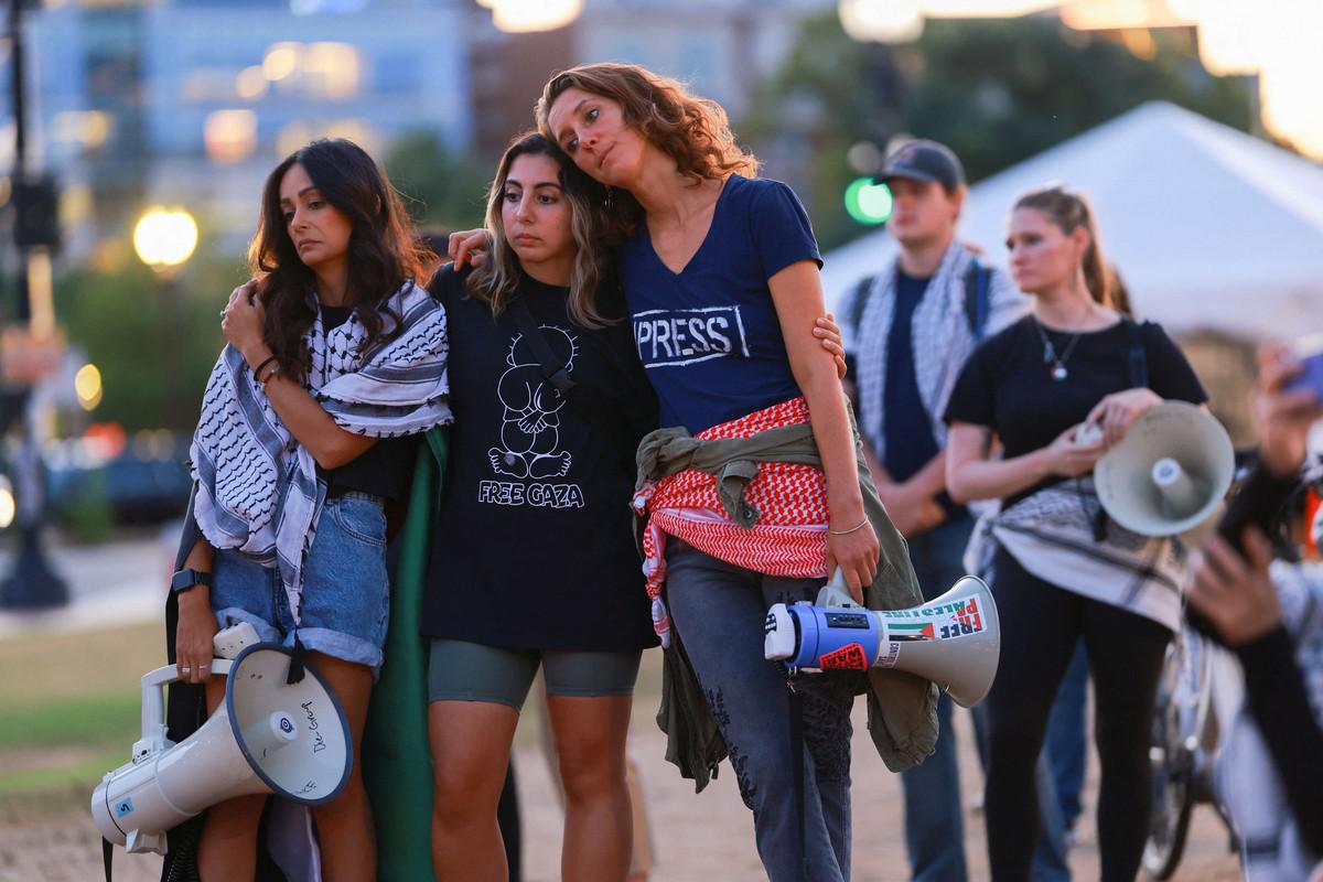 تضامن مع افلسطينيين في الولايات المتحدة