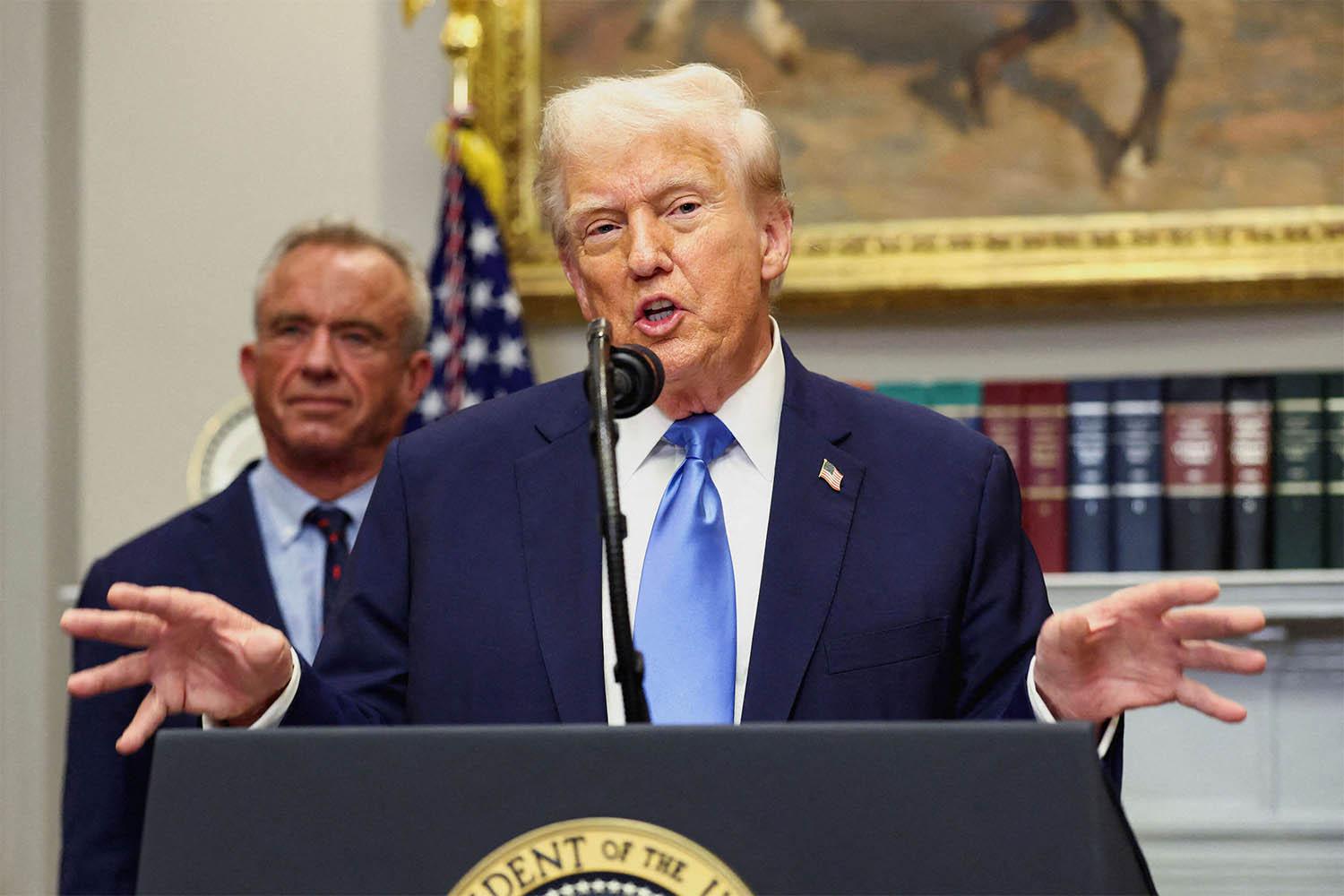 US President Donald Trump