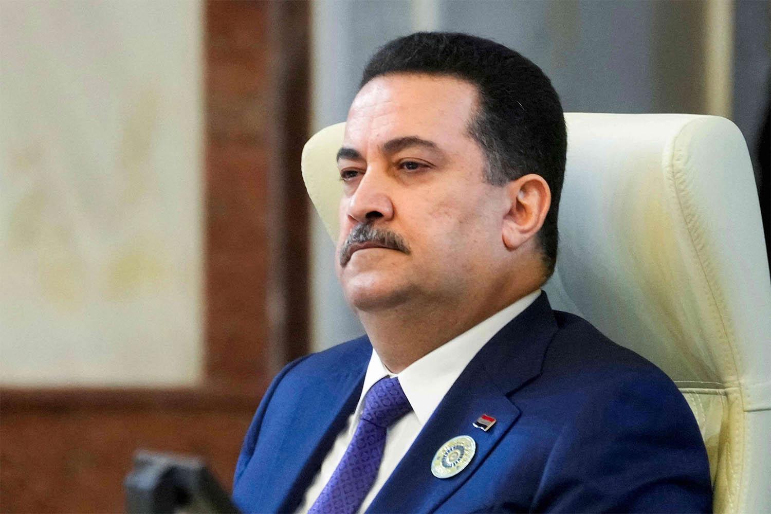 Iraqi Prime Minister Shia al-Sudani 