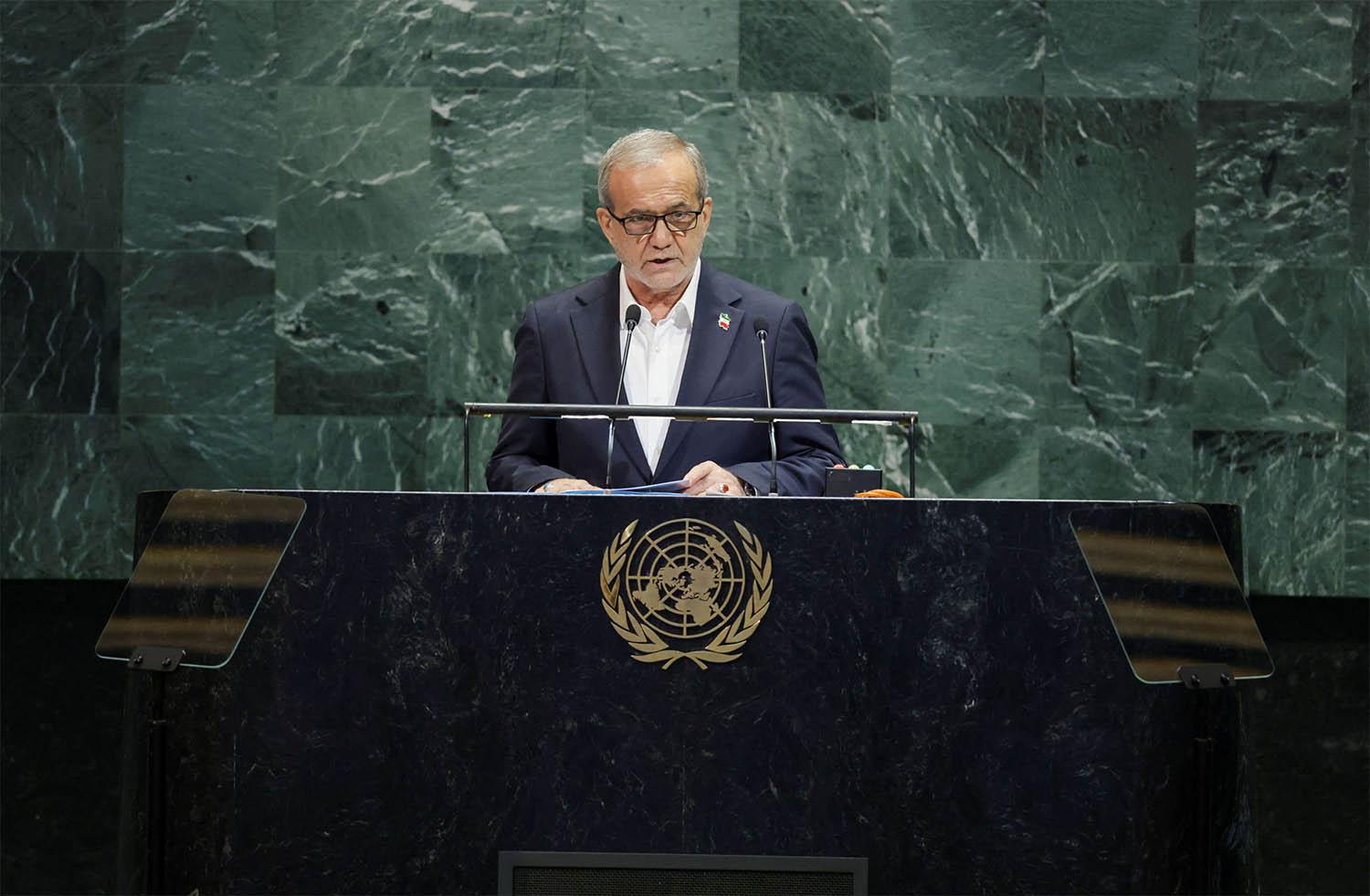 Iranian President Masoud Pezeshkian 