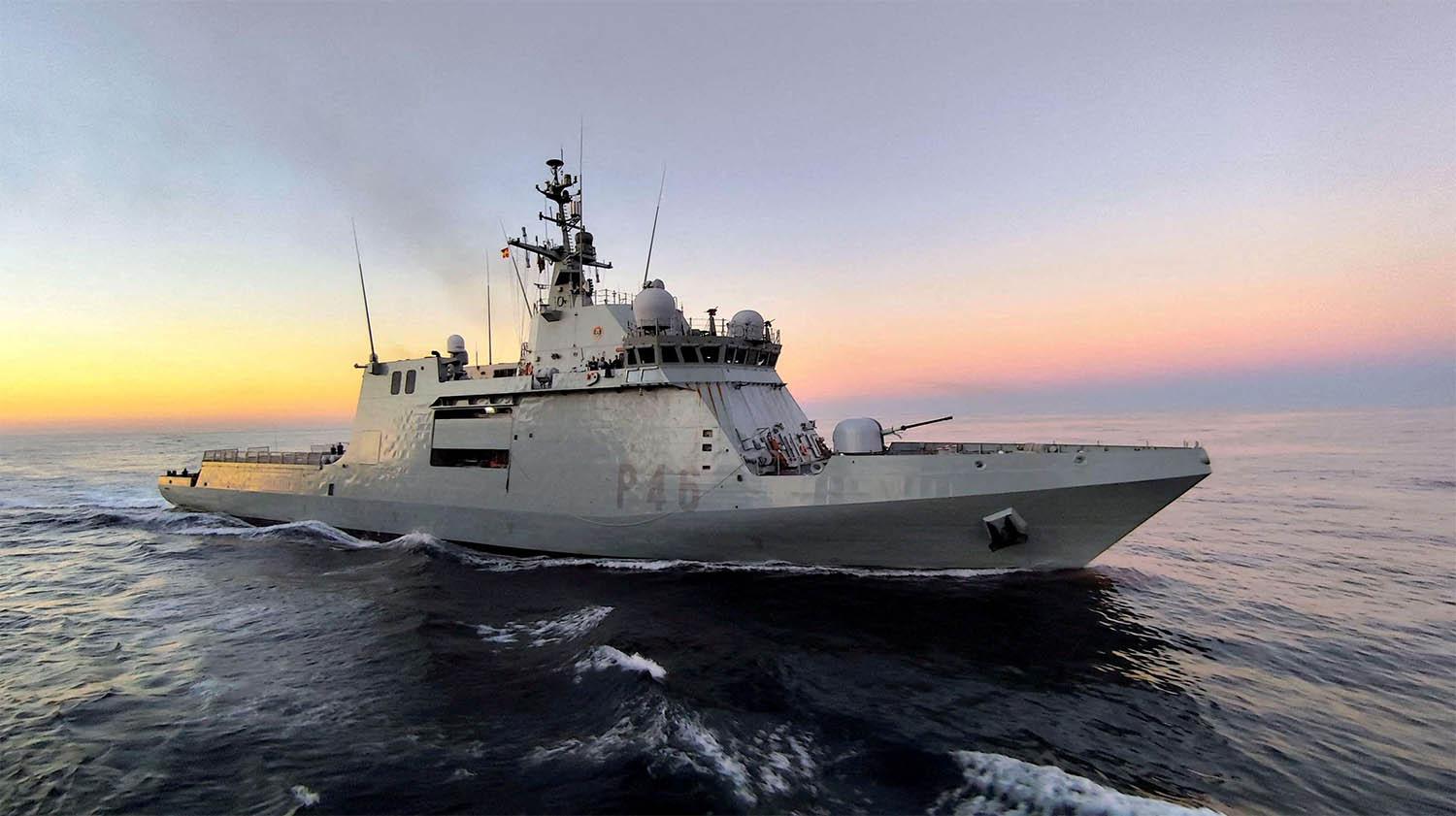 Spanish Navys offshore patrol vessel Furor will assist the Global Sumud Flotilla