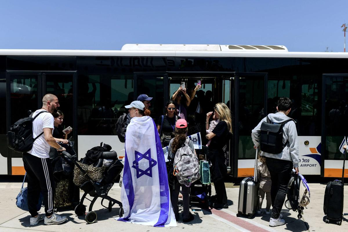 في أكتوبر 2023 شهدت اسرائيل قفزة حادة في مغادرة البلاد