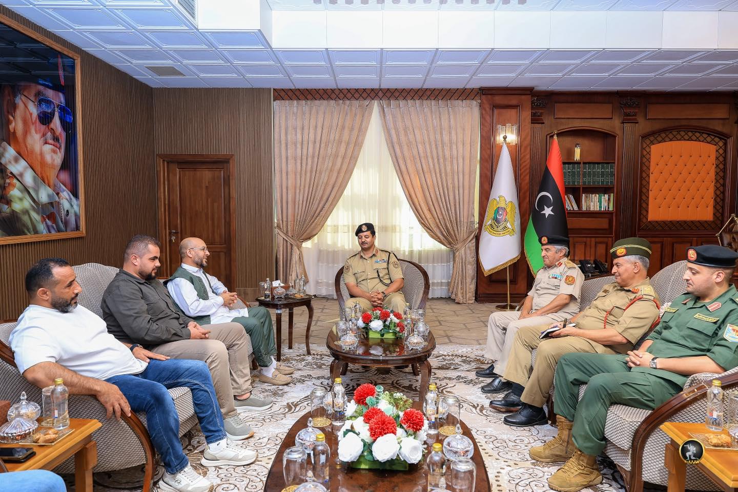 اللقاء تجسيد لدعوة المشير خلييفة حفتر لانهاء الانقسام عبر الحوار