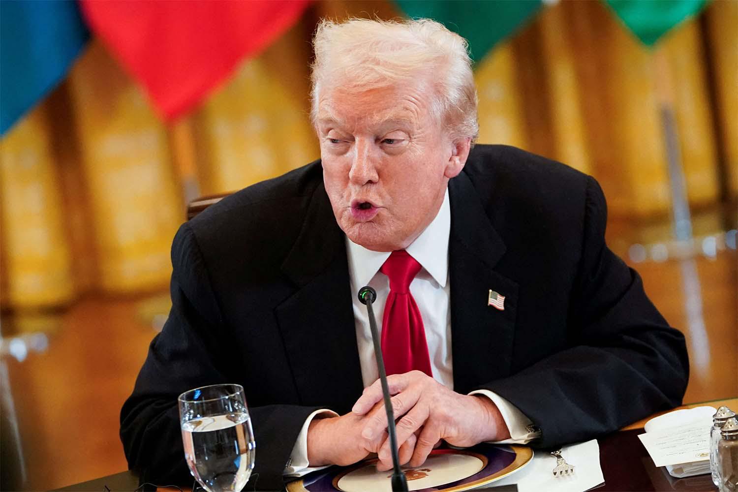 Trump repeated that he hoped Saudi would soon join the Abraham Accords