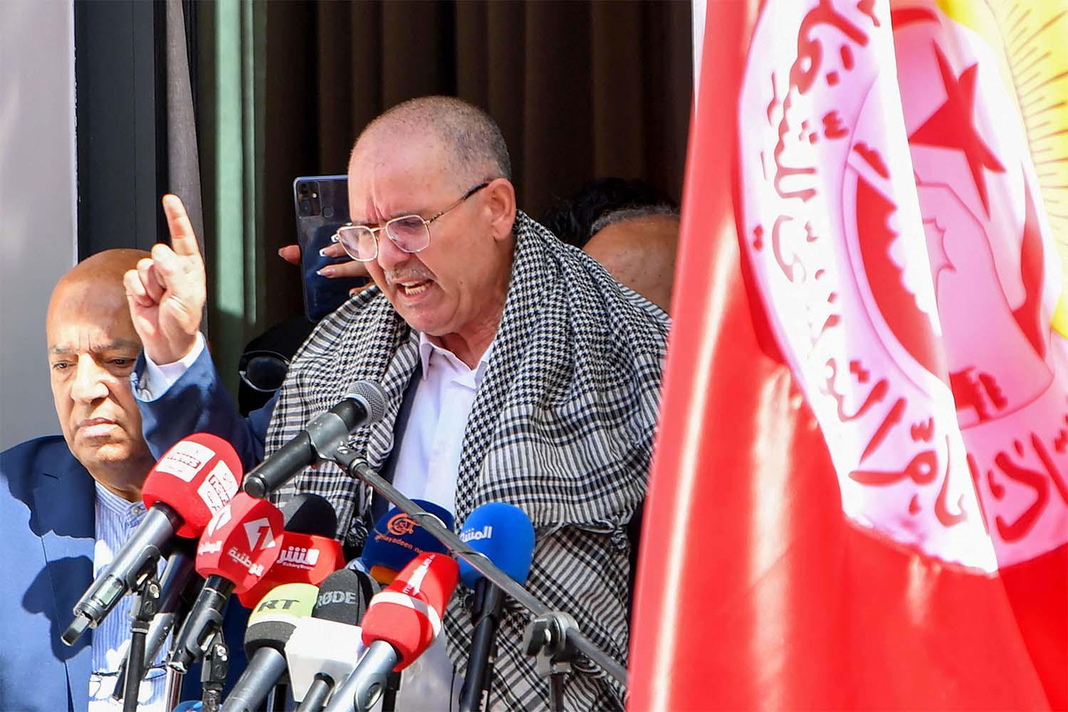 UGTT leader Noureddine Taboubi