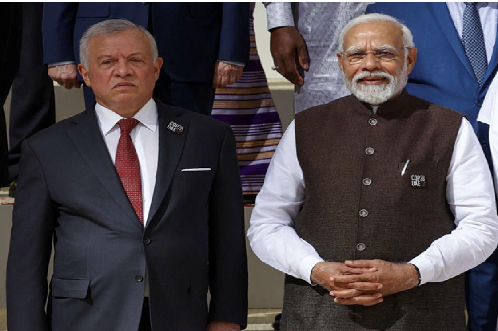 ملك الاردن أجرى زيارتين رئيستين للهند