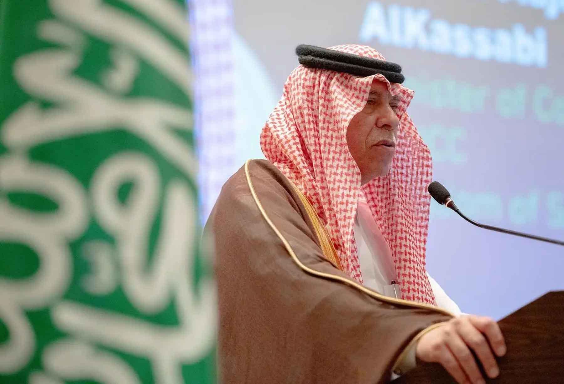 Saudi Commerce Minister Majid bin Abdullah al-Qasabi.